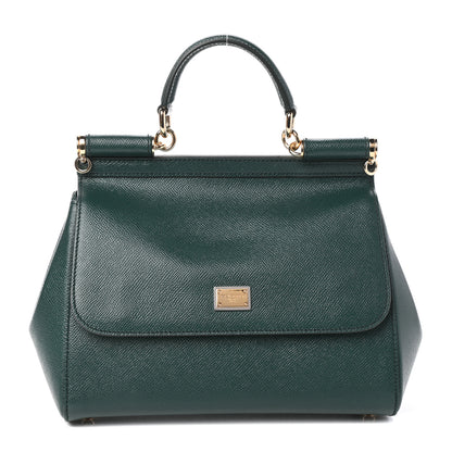 Dolce & Gabbana Dauphine Medium Miss Sicily Satchel Green 1 of 9