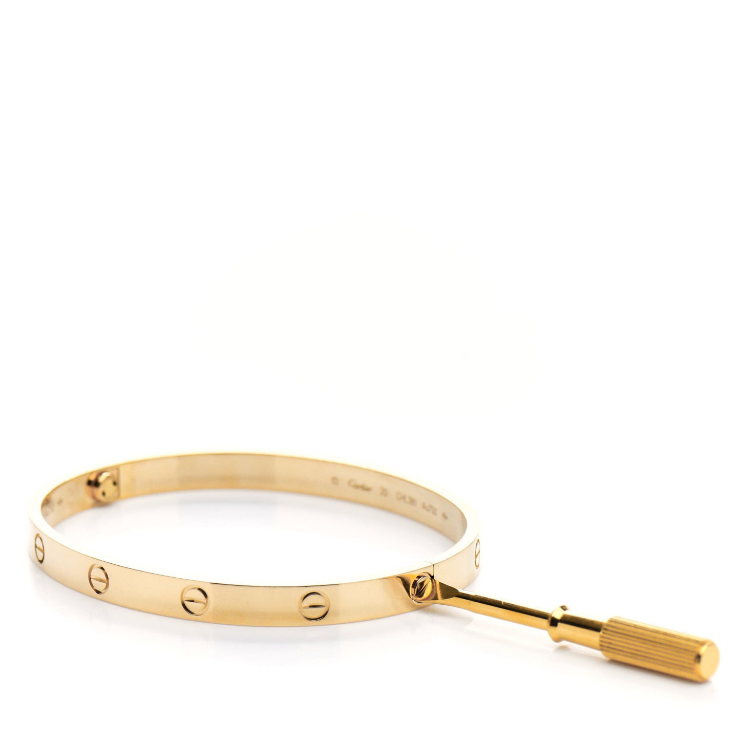 18K Yellow Gold LOVE Bracelet 20
