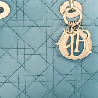 Christian Dior Lambskin Cannage Gradient Small My ABCDior Lady Dior Blue 8 of 10
