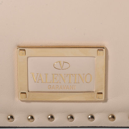 Valentino Garavani Vitello Rockstud Shoulder Satchel Ivory 9 of 9