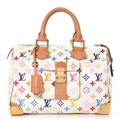 Louis Vuitton Monogram Multicolor Speedy 30 White 1 of 6