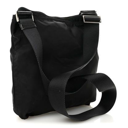 Prada Nylon Flat Messenger Bag Black 3 of 11