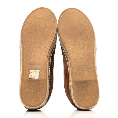 Saint Laurent Suede Monogram Espadrilles 40 Brown 5 of 8