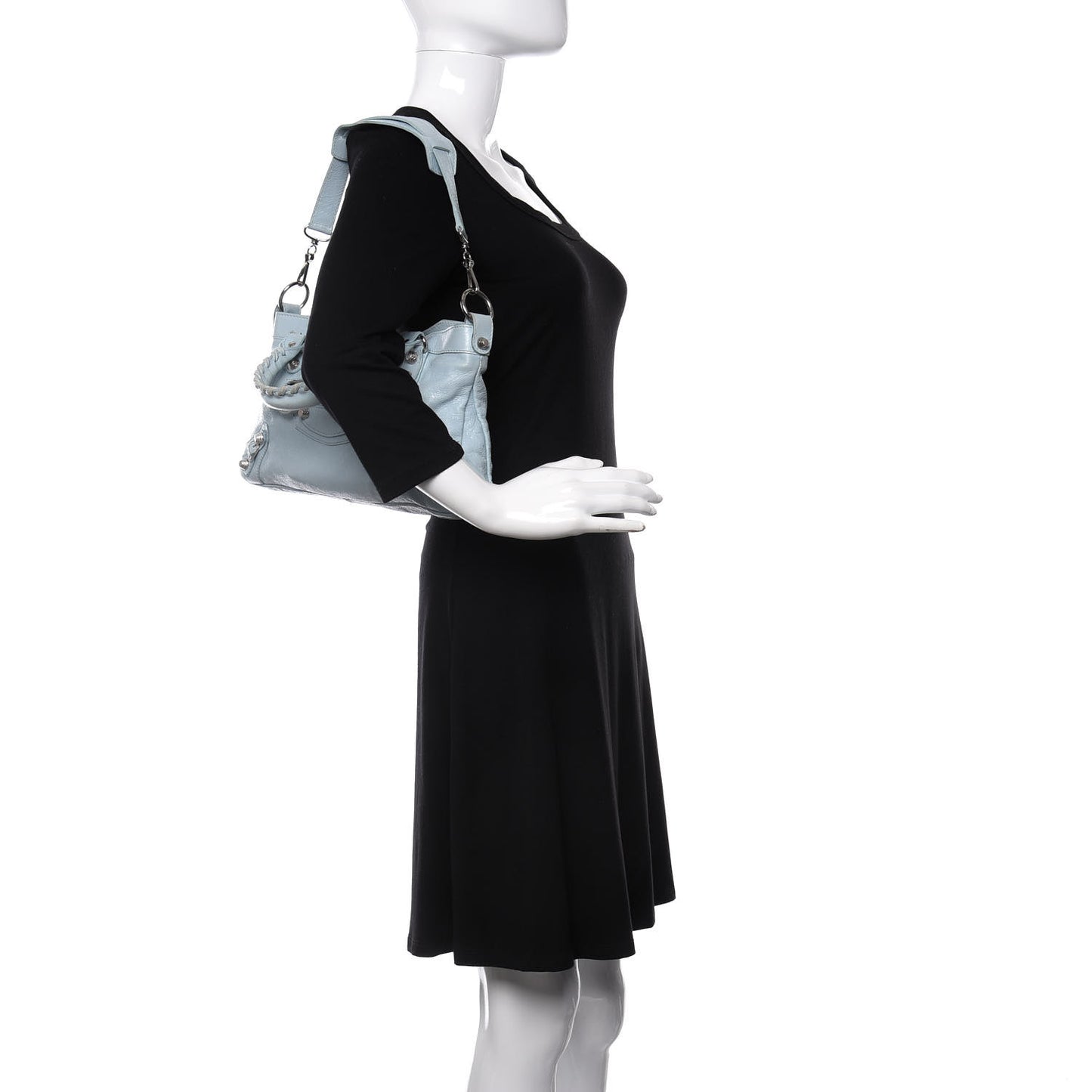 Agneau Giant 12 Silver Hardware First Bleu Dragee