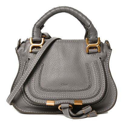 Chloe Calfskin Mini Marcie Satchel Cashmere Grey 1 of 13