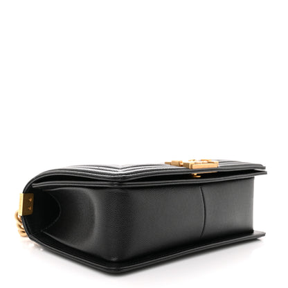 Chanel Caviar Quilted Medium Boy Flap Black 4 of 11