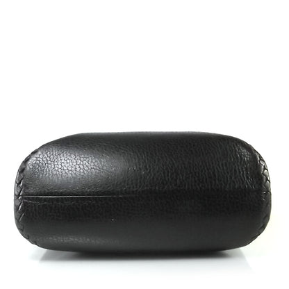 Bottega Veneta Pebbled Leather Briefcase Black 5 of 9