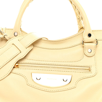 Balenciaga Veau Amp Plate Gold Hardware City Beige Argile 9 of 11