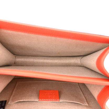 Gucci Dollar Calfskin Small Interlocking G Shoulder Bag Sun Orange 5 of 10
