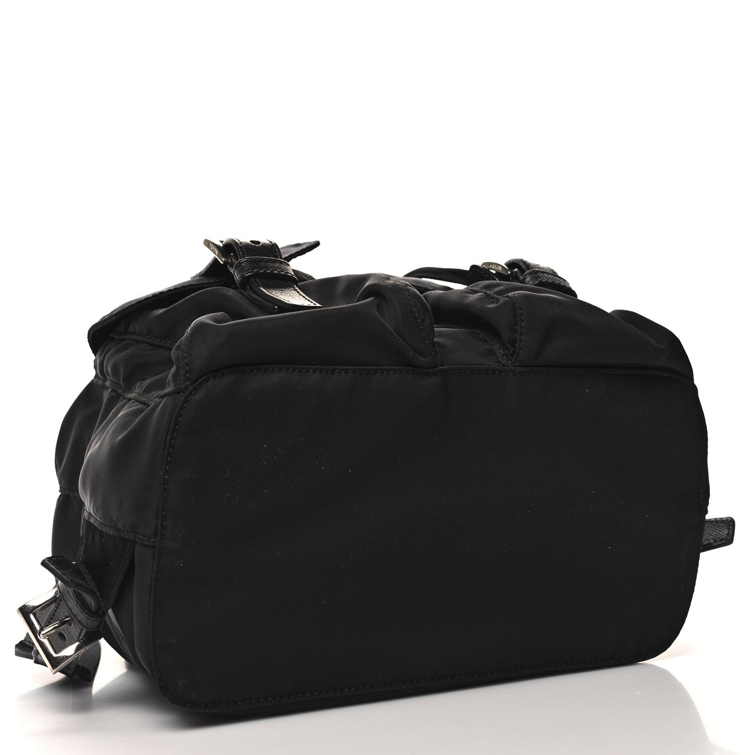 Prada Tessuto Nylon Saffiano Small Backpack Black 4 of 9