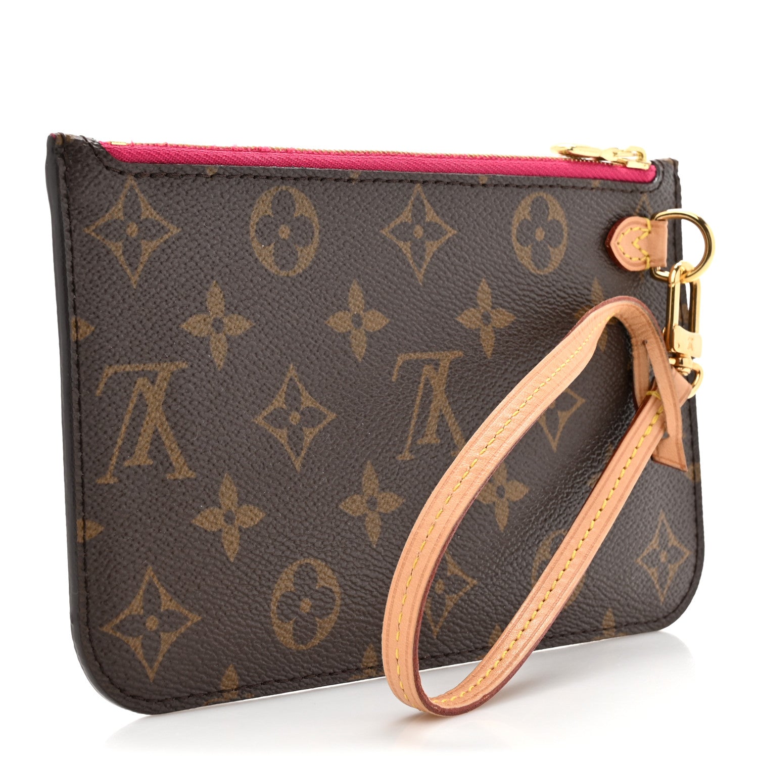 Louis Vuitton Monogram Neverfull PM Pochette Fuchsia 3 of 7