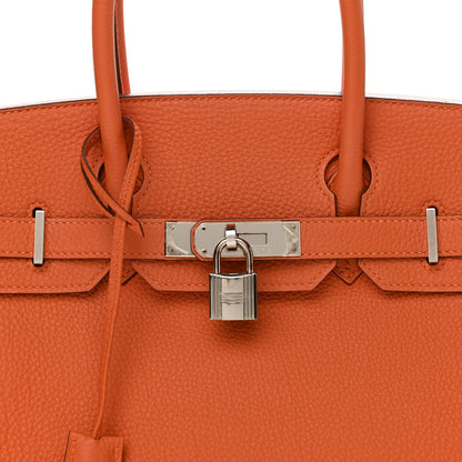 Hermes Togo Birkin 30 Orange 8 of 15