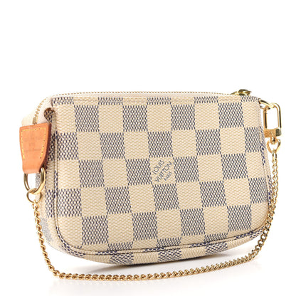 Louis Vuitton Damier Azur Mini Pochette Accessories 3 of 8