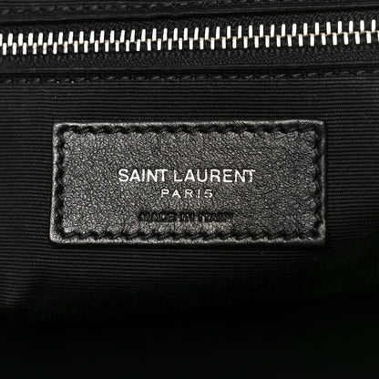 Saint Laurent Lambskin Mixed Matelasse Joan Bowling Bag Black 6 of 10