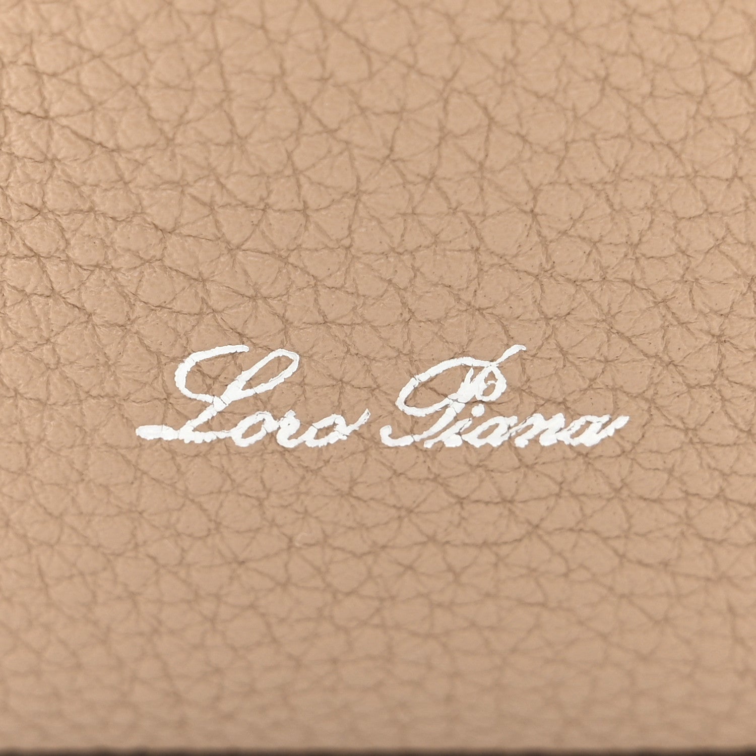 Loro Piana Grained Calfskin Micro Bale Bag Light Mastic 5 of 8