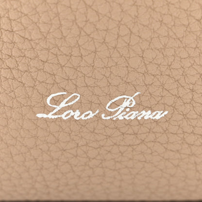 Loro Piana Grained Calfskin Micro Bale Bag Light Mastic 5 of 8