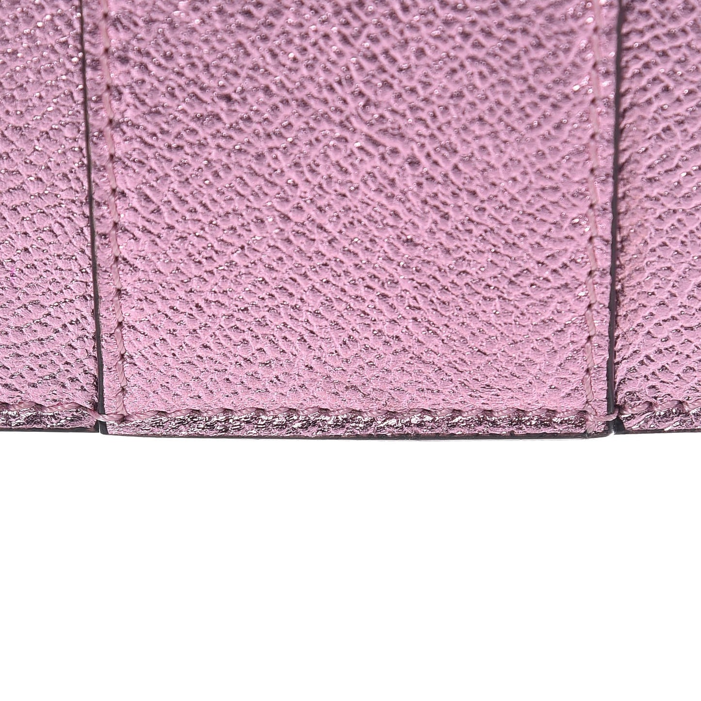 Metallic Grainy Calfskin Mini Buckle Bag Pale Orchid
