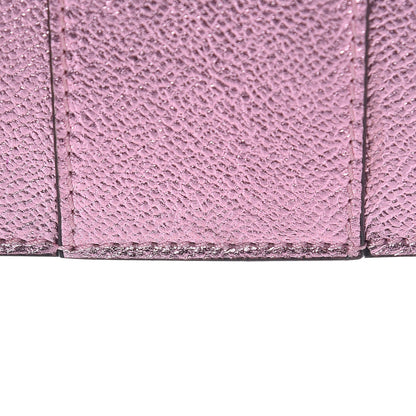 Burberry Metallic Grainy Calfskin Mini Buckle Bag Pale Orchid 7 of 8