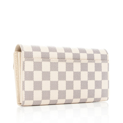 Louis Vuitton Damier Azur Sarah Wallet NM 3 of 7
