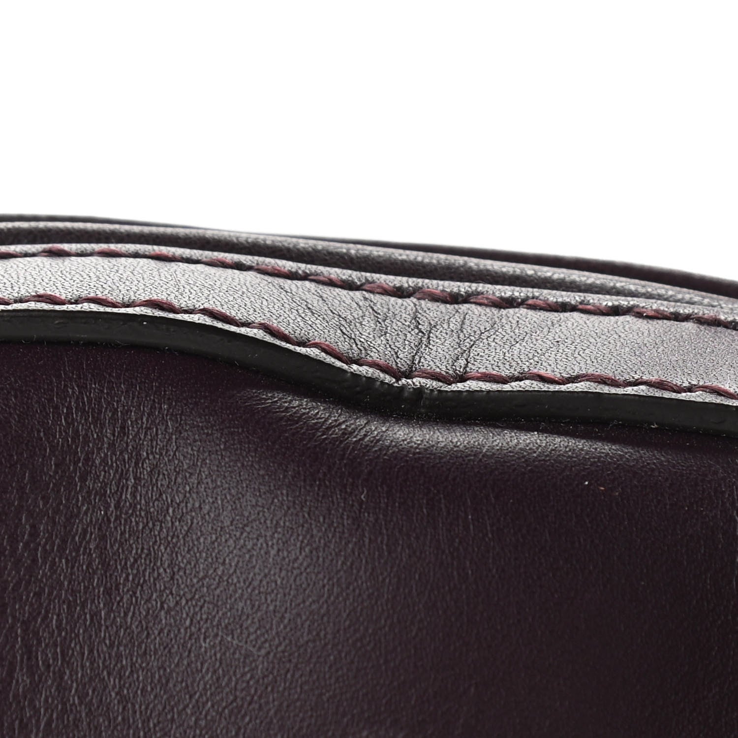 Salvatore Ferragamo Calfskin Fiamma Bag Plum 14 of 16