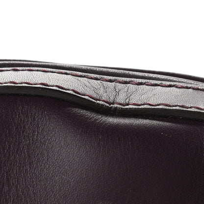 Salvatore Ferragamo Calfskin Fiamma Bag Plum 14 of 16