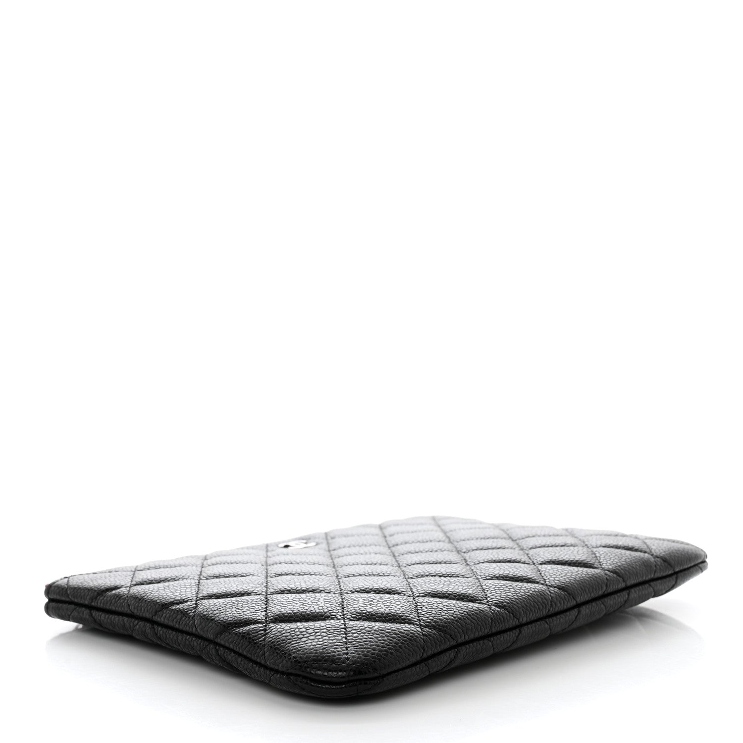 Chanel Caviar Quilted Medium Cosmetic Case Black 4 of 7