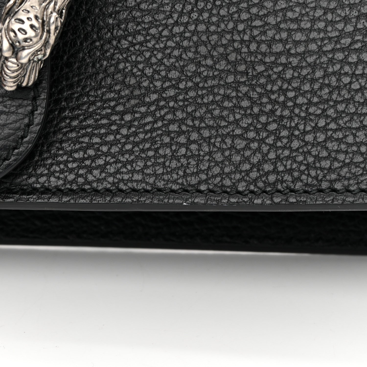 Gucci Pebbled Calfskin Small Dionysus Shoulder Bag Black 11 of 13