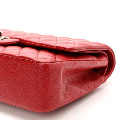 Chanel Caviar Quilted Medium Double Flap Red 10 of 10