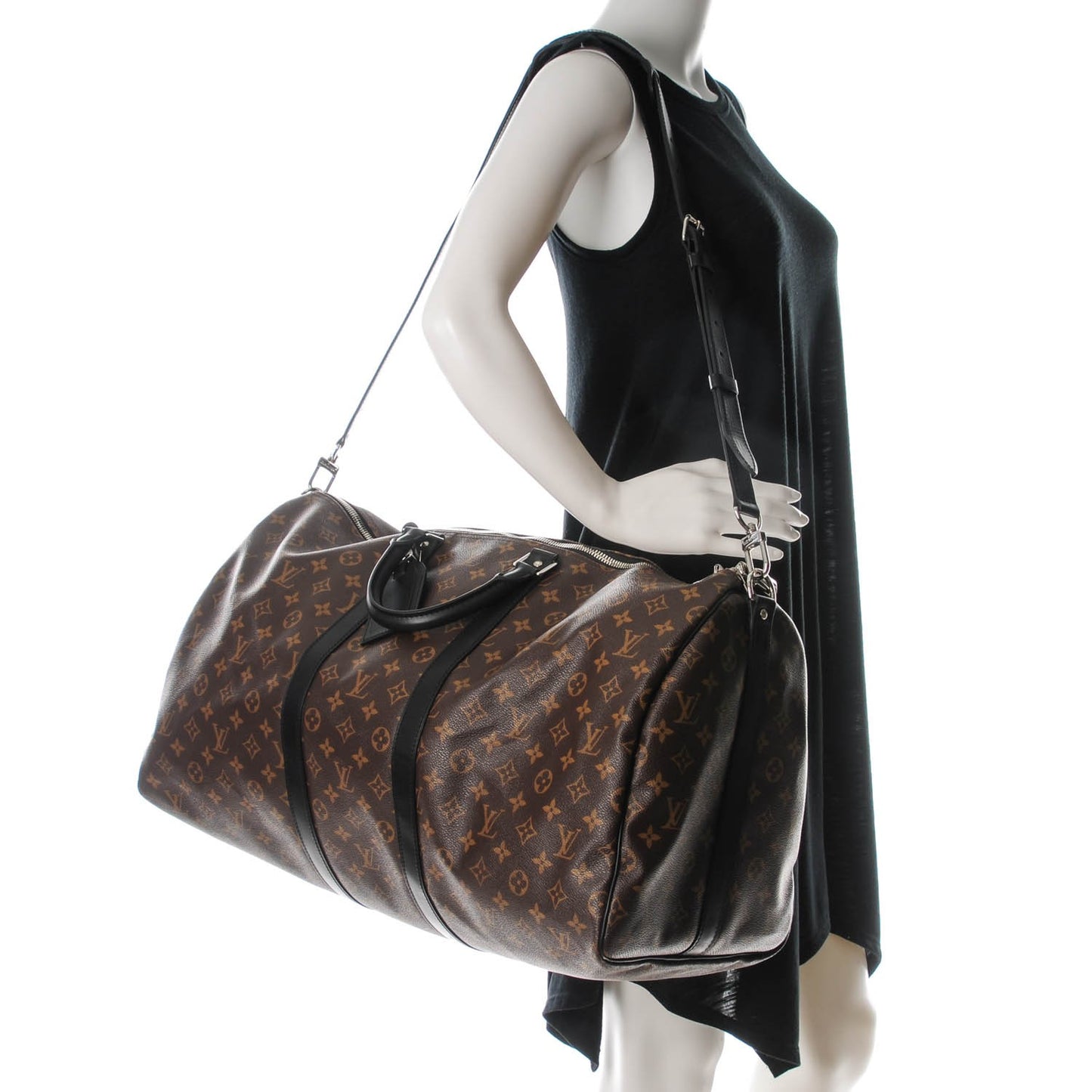 Monogram Macassar Keepall Bandouliere 55