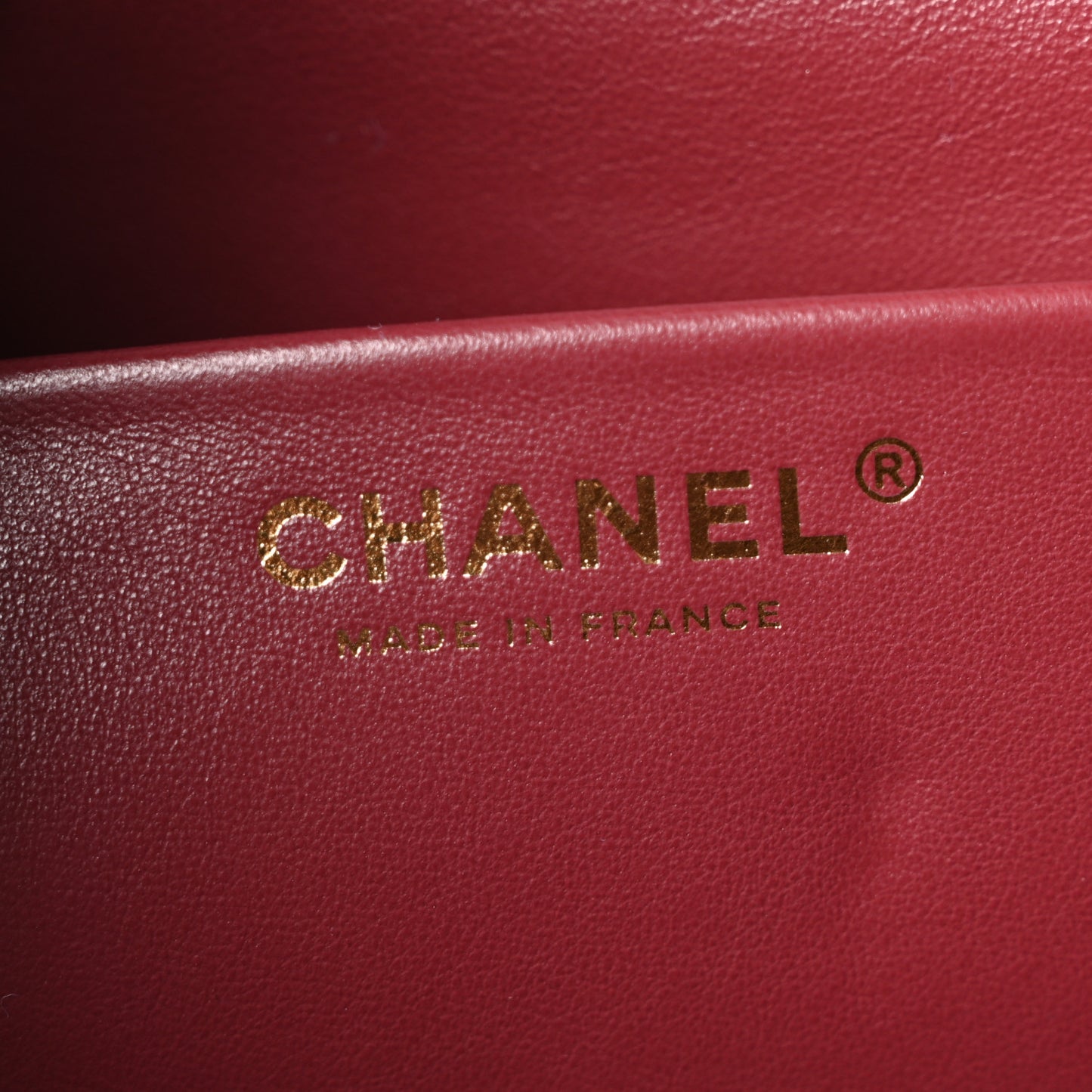 Grained Calfskin Small Souplissimo Maxi Flap Burgundy