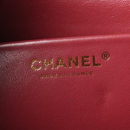 Chanel Grained Calfskin Small Souplissimo Maxi Flap Burgundy 6 of 11