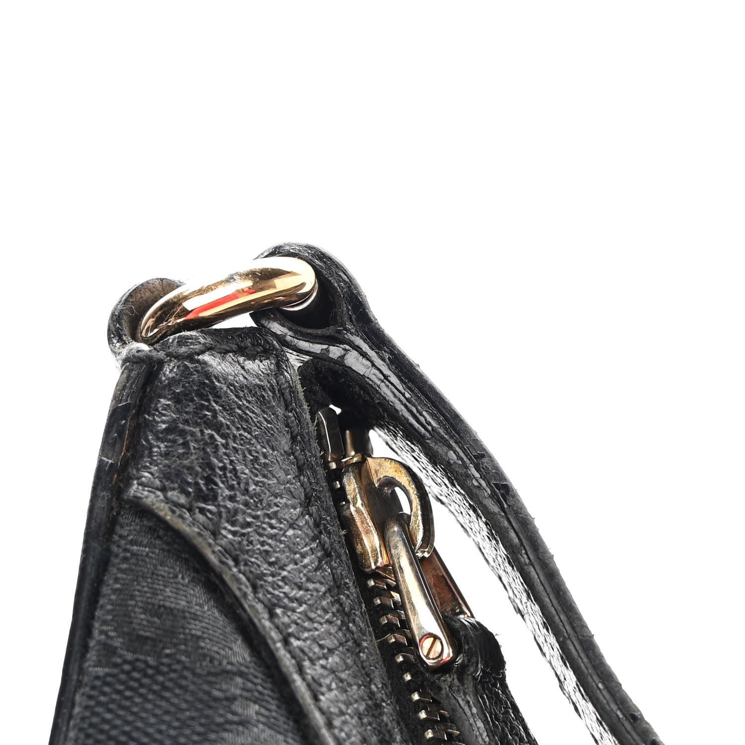 Gucci Monogram Small Charmy Hobo Black 12 of 16