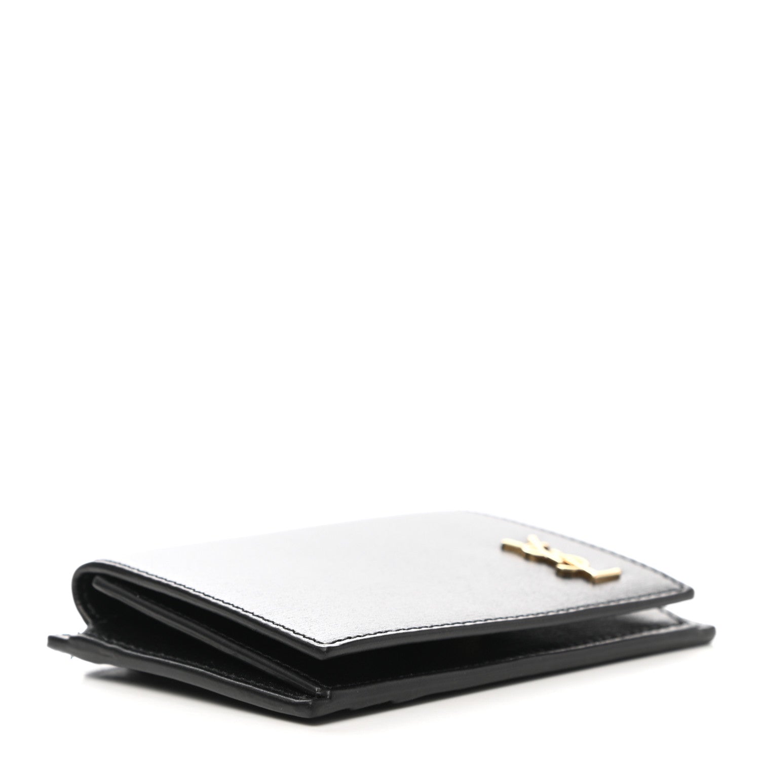 Saint Laurent Smooth Calfskin Monogram Coin Pouch Black 4 of 8