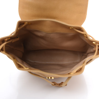 Chanel Caviar CC Sling Backpack Beige 5 of 12