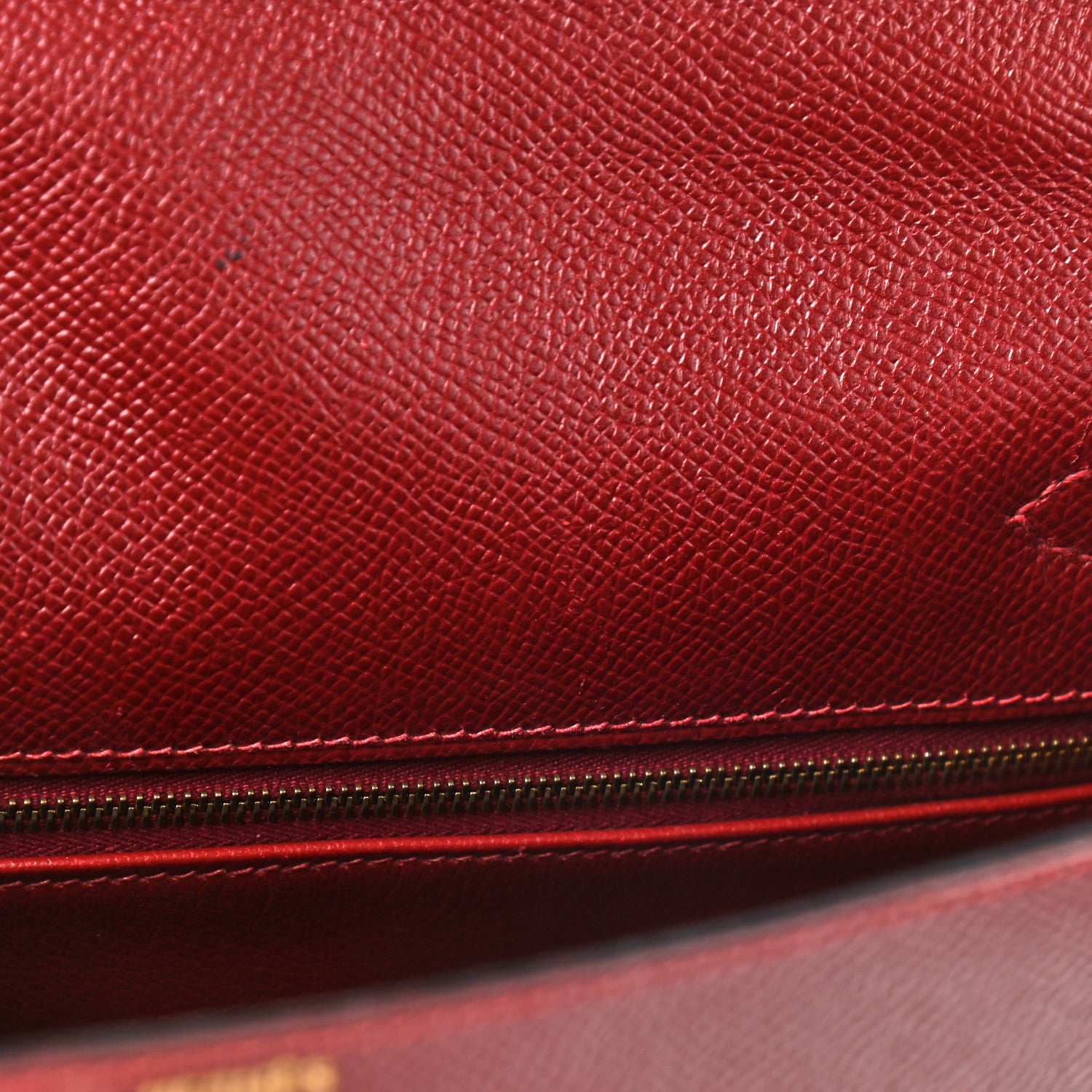 Hermes Epsom Kelly Sellier 32 Rouge H 9 of 22