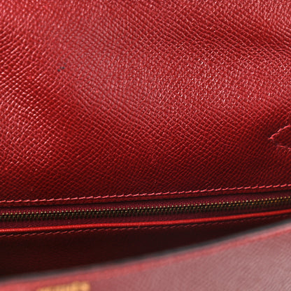 Hermes Epsom Kelly Sellier 32 Rouge H 9 of 22