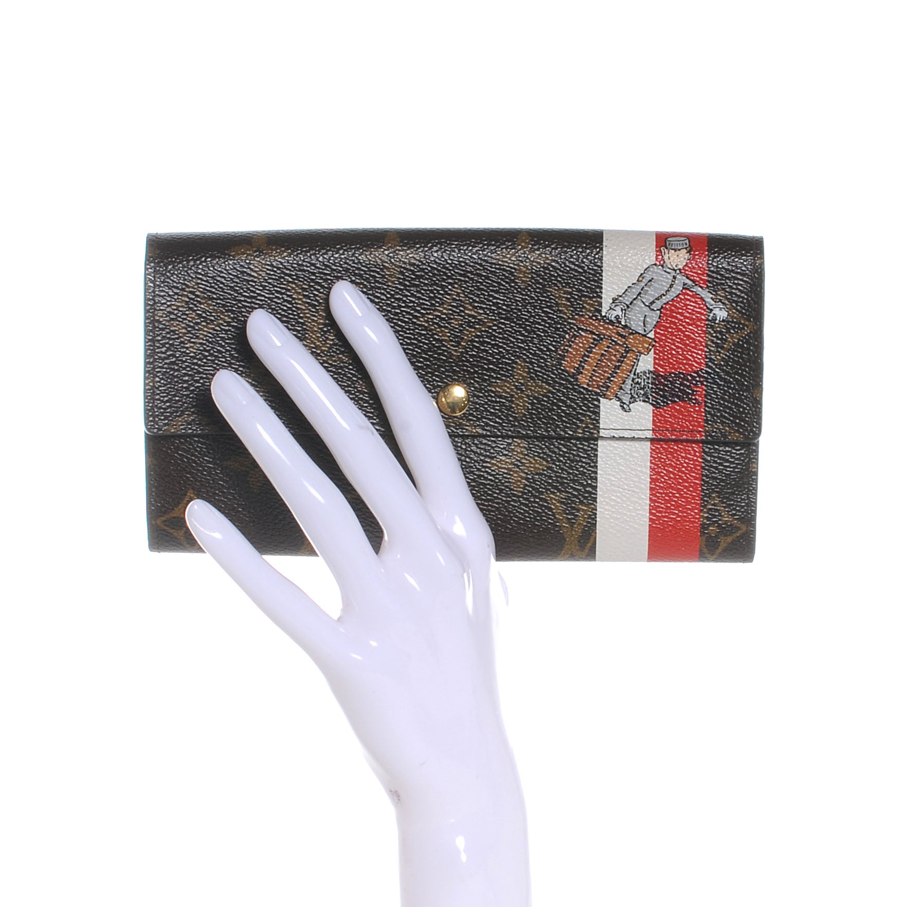 Louis Vuitton Monogram Groom Sarah Wallet 2 of 8