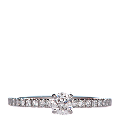 Cartier Platinum Diamond .19ct Engagement Ring 47 4 1 of 6