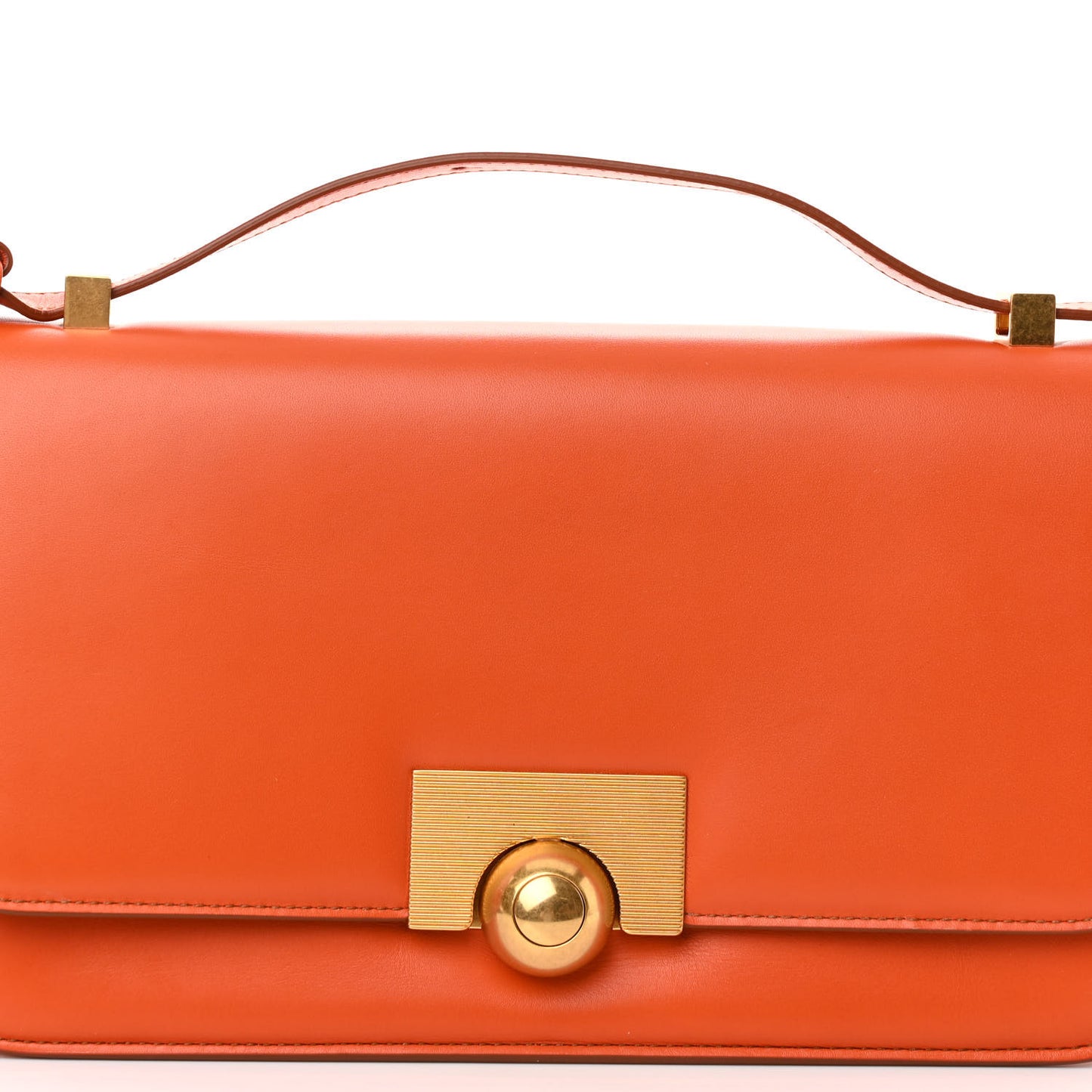 French Calfskin Classic BV Classic Bag Burned Orange