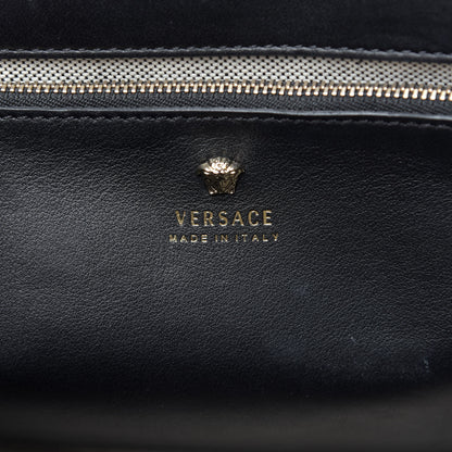 Versace Calfskin Medium Palazzo Empire Bag Black 7 of 14