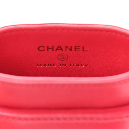 Chanel Lambskin Chain Around Phone Holder Red 6 of 10