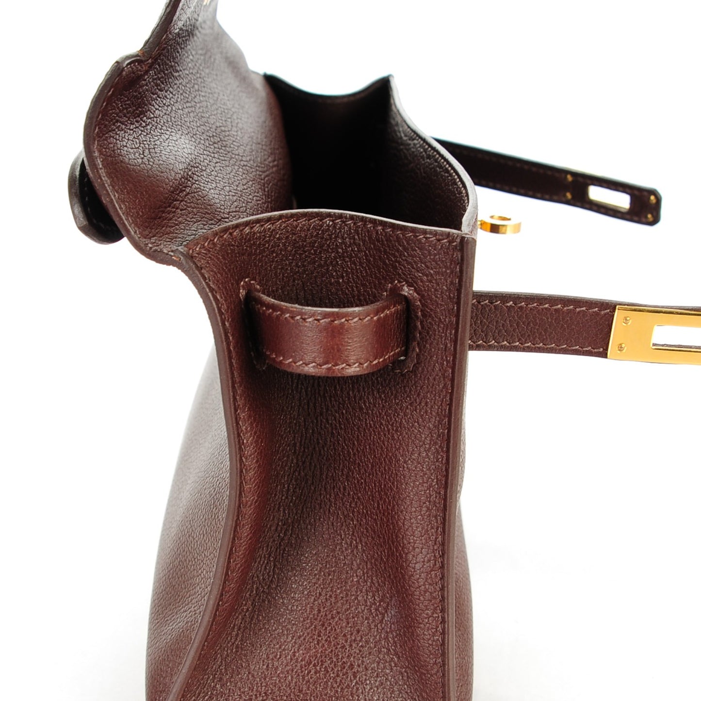 Evergrain Kelly Pochette Clutch Havane