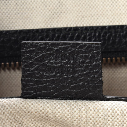 Gucci Calfskin GG Marmont Messenger Bag Black 7 of 17