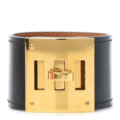 Hermes Box Kelly Dog Bracelet T1 Black 1 of 6