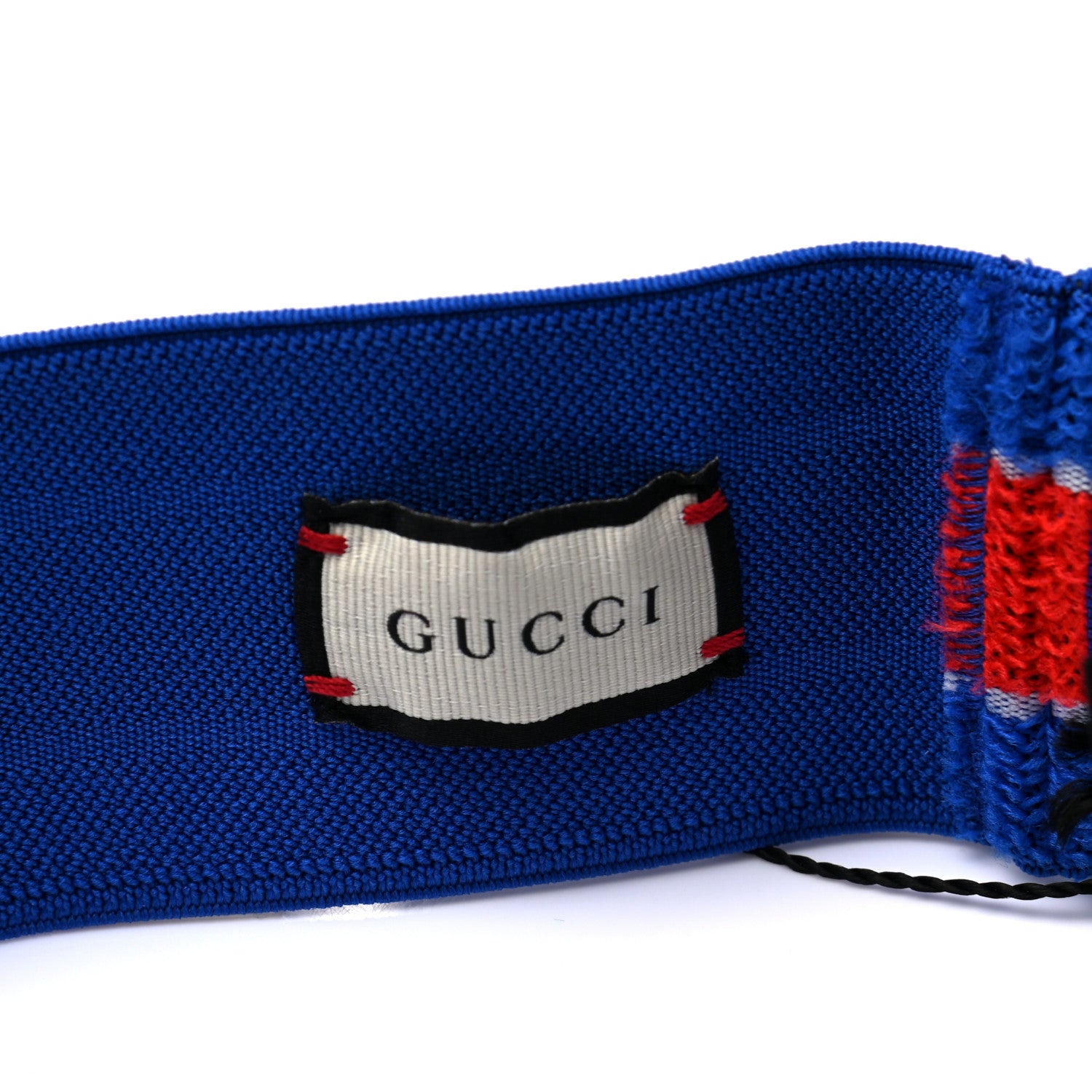 Gucci Cotton Logo Headband and Wrist Set M Blue Orange 7 of 8