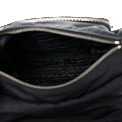 Prada Nylon Vela Messenger Bag Black 4 of 16