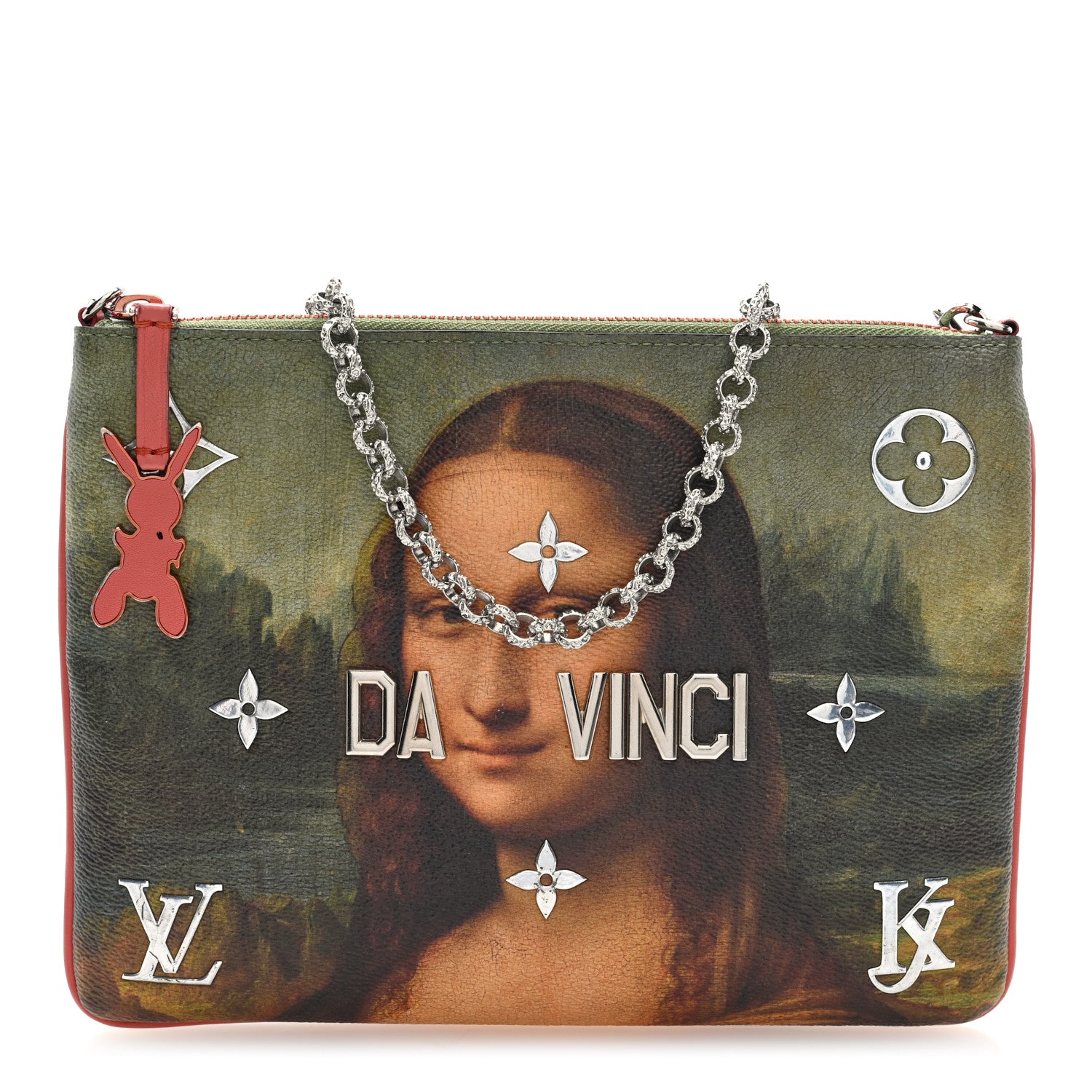 Louis Vuitton Masters Da Vinci Pochette Clutch Corail 1 of 10
