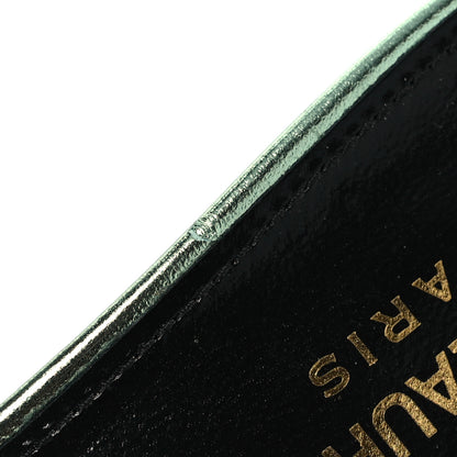 Saint Laurent Metallic Nappa La 16 Mule Sandals 40 Green 10 of 14