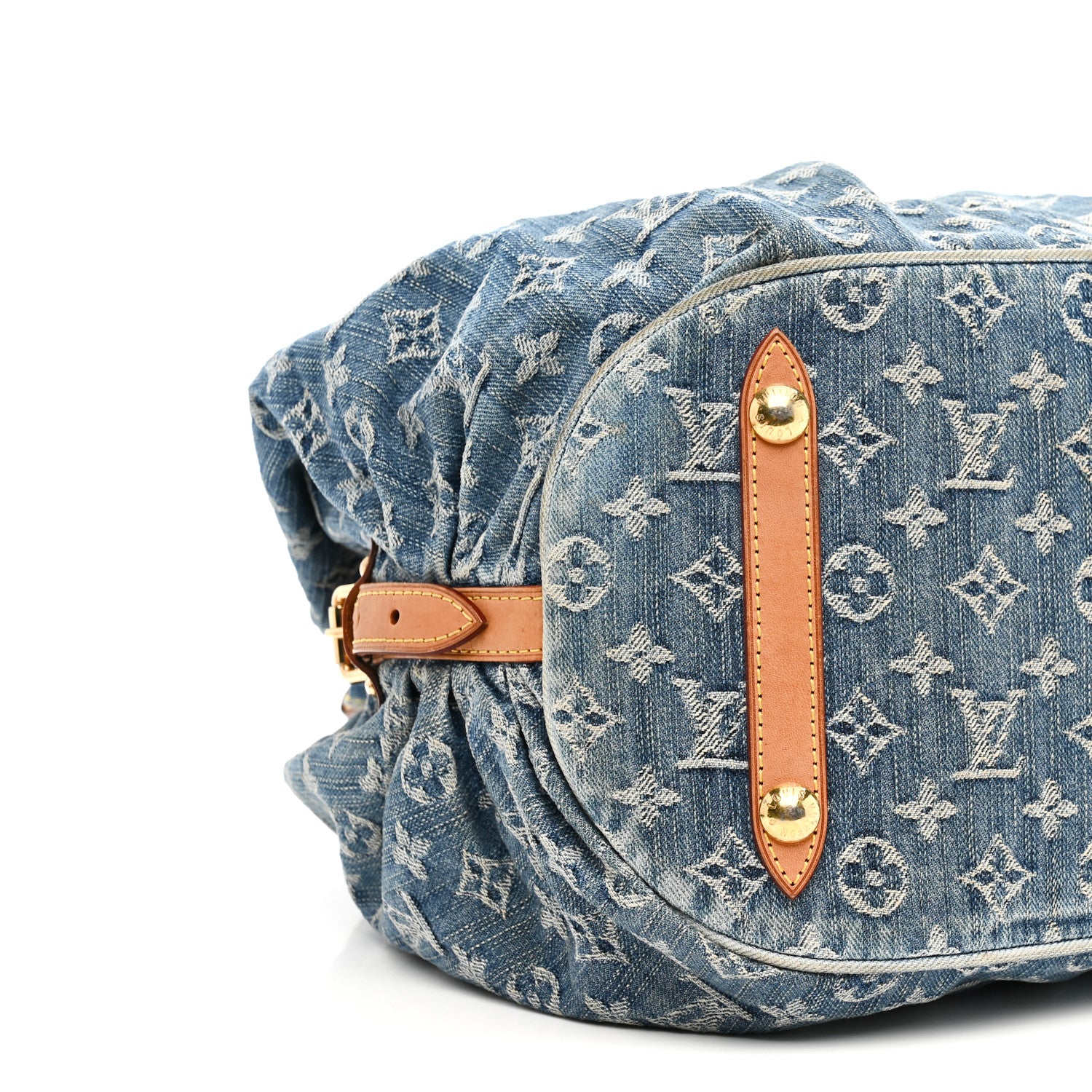 Louis Vuitton Denim Mahina XL Blue 8 of 9
