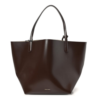 Mansur Gavriel Spazzolato Everyday Tote Chocolate Warm Grey 1 of 10
